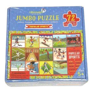 UPBOUNDERS by Little Likes Kids Jumbo Puzzle For Ages 5+ Popular Sports Theme